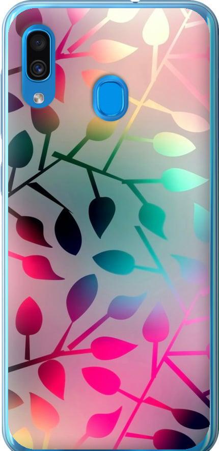 Чехол на Samsung Galaxy A20 2019 A205F Листья (2235t-1761-42517)