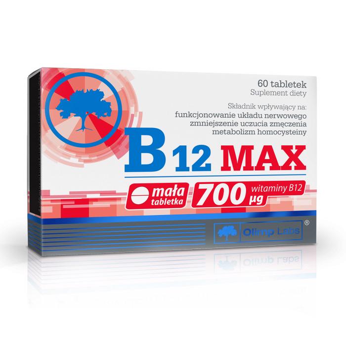 Витамин B для спорта Olimp Nutrition B12 Max 60 Tabs - фото 1