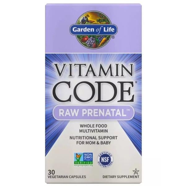 Вітаміни для вагітних Vitamin Code Raw Prenatal 30 вег. капс. (000021526)