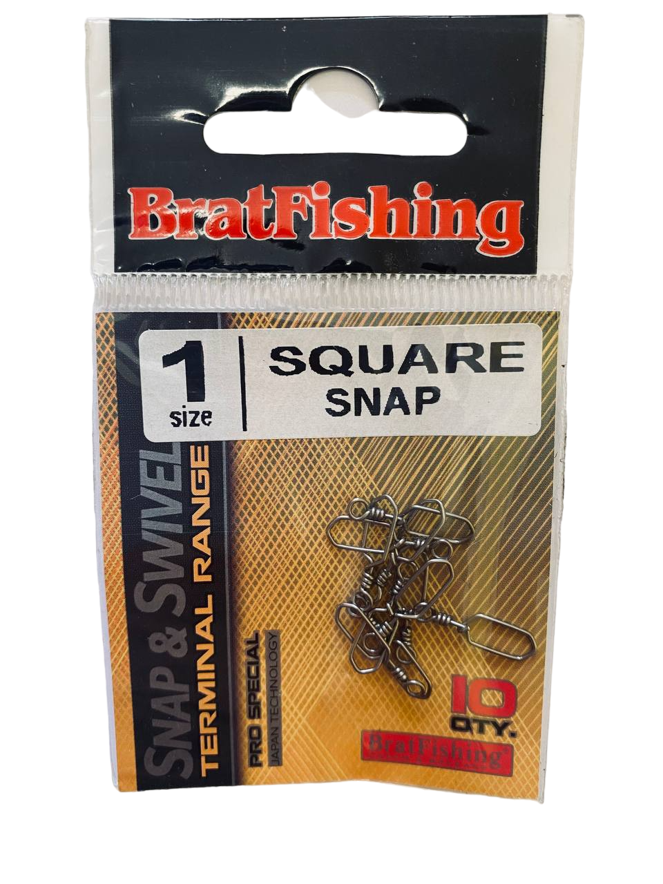 Застібка рибальська BratFishing Square Snap №1 10 шт. (1113)