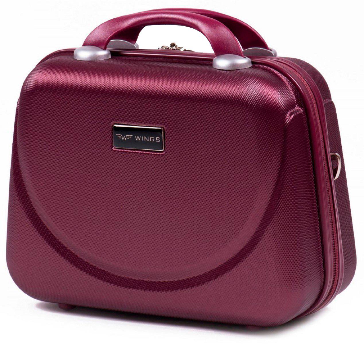 Кейс пластиковий Wings 310 бордовий ручки в колір Wp00328 - фото 1 Кейс пластиковий Wings 310 бордовий ручки в колір Wp00328 - фото 1