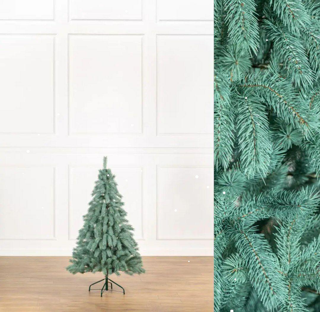 Искусственная елка Буковельская литая с металлической подставкой 1,5 м Голубой (4565344) - фото 8 Искусственная елка Буковельская литая с металлической подставкой 1,5 м Голубой (4565344) - фото 8