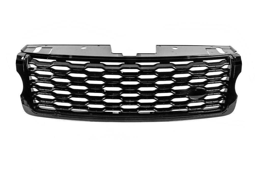 Решетка передняя GBT 2014-2018 BlackEdition для Range Rover IV L405 2013-2021 гг. abs-пластик Черный (121664)