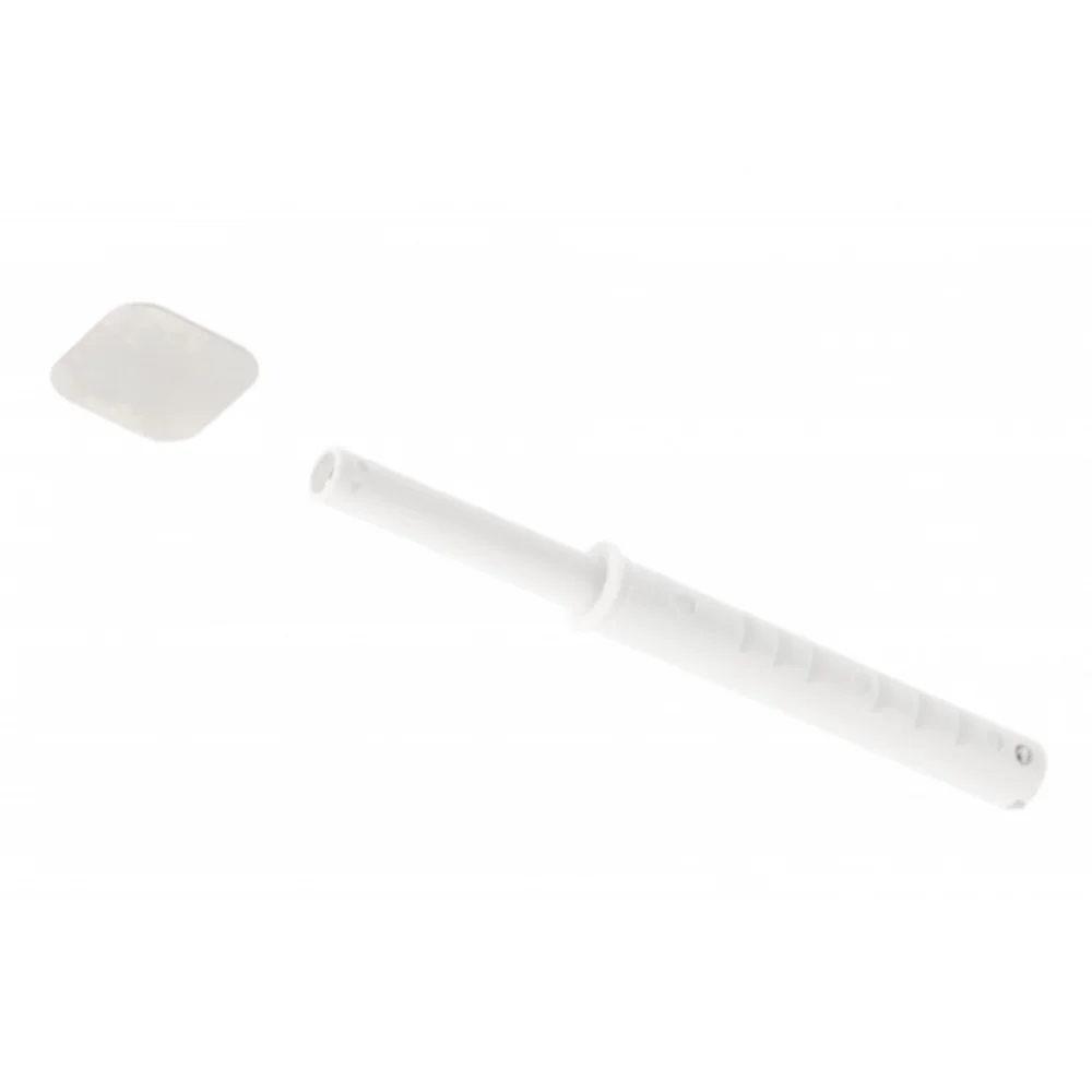 Відштовхувач GTV для меблевих фасадів врізний з магнітним закінченням 116 мм Білий (AF1014)