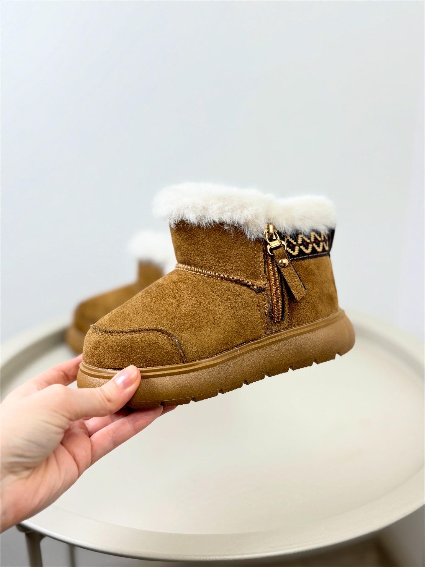 Ботинки детские зимние 1670 р. 29 Бежевый (30584178) - фото 7