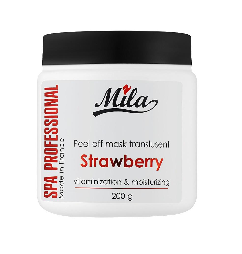 Маска альгинатная Mila Mask peel-off translucent strawberry Клубника 200 г (3702261288209)
