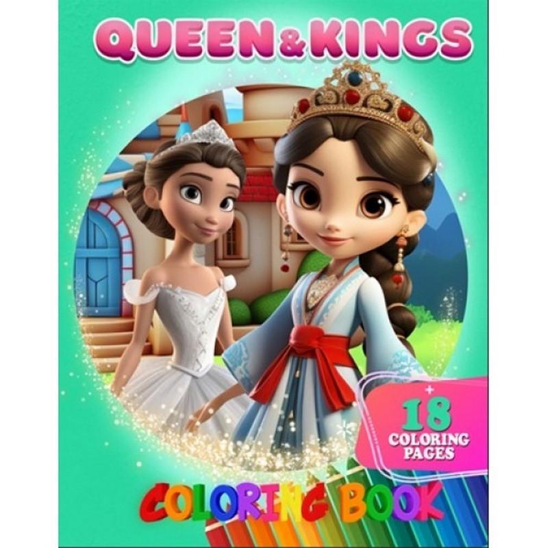 Розмальовка для дітей Queen&Kings формат А4 (А05122402)