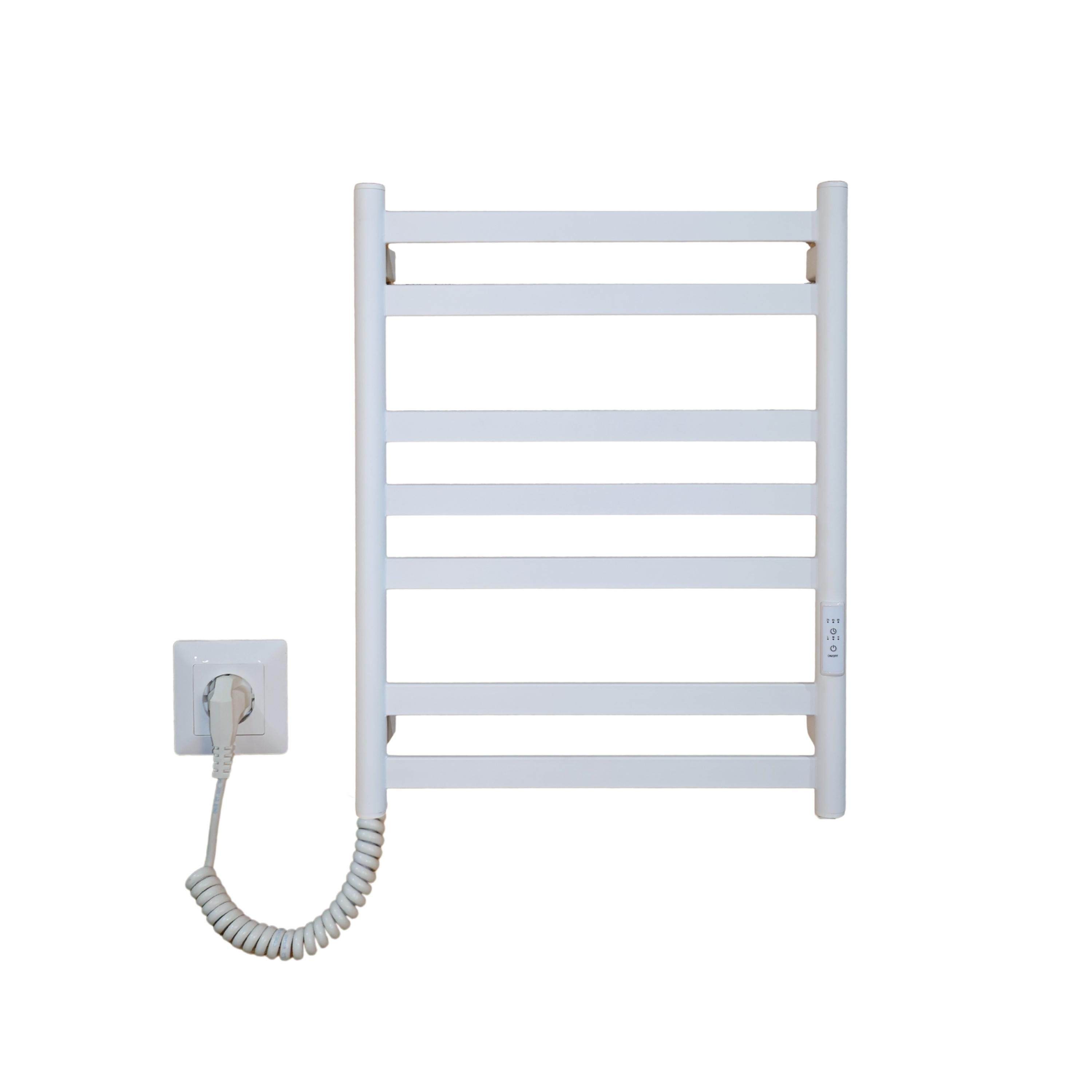 Полотенцесушитель электрический Carino Миа с контроллером 590x490 мм Белый матовый (M5949FWM)