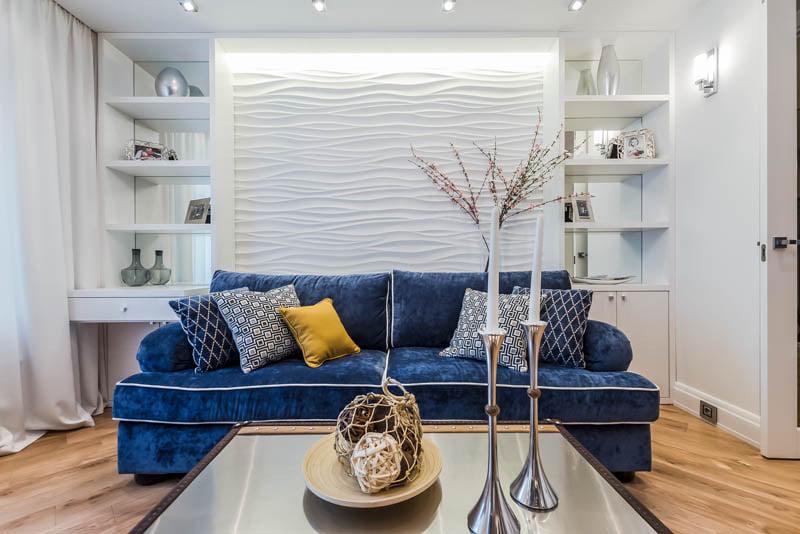 3D-панель гіпсова для стін Шовк під фарбування 600x600x20 мм Білий (30633869) - фото 2