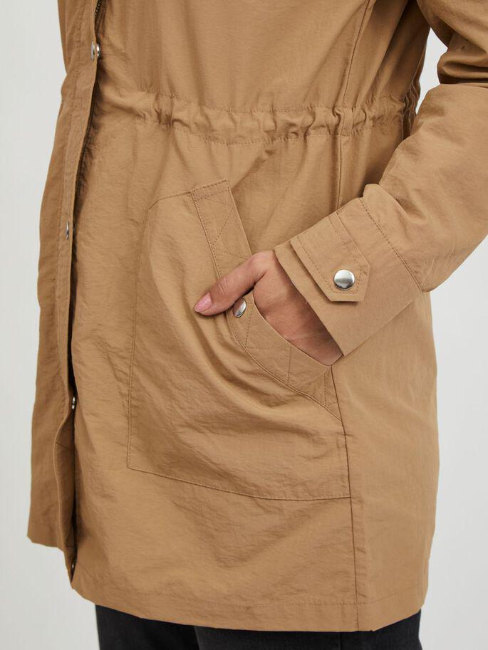 Плащ Vila M Бежевый (14067500b51) - фото 5 Плащ Vila M Бежевый (14067500b51) - фото 5