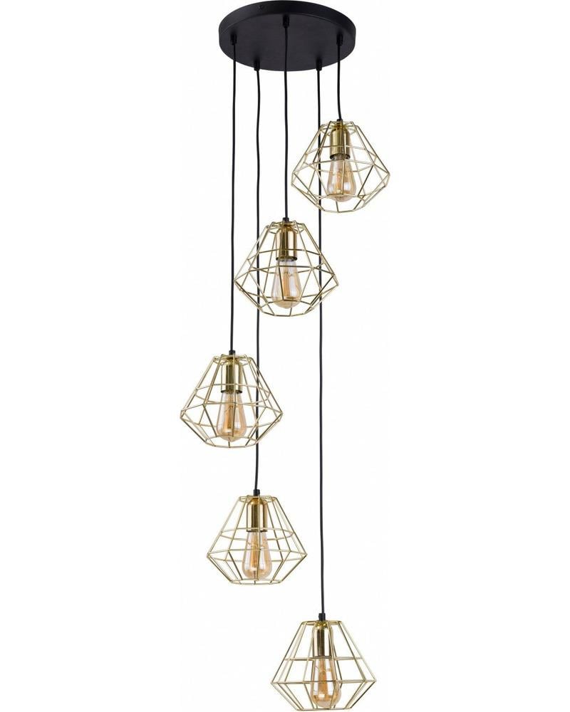 Світильник підвісний TK Lighting 1781 Diamond Gold (TK1781)