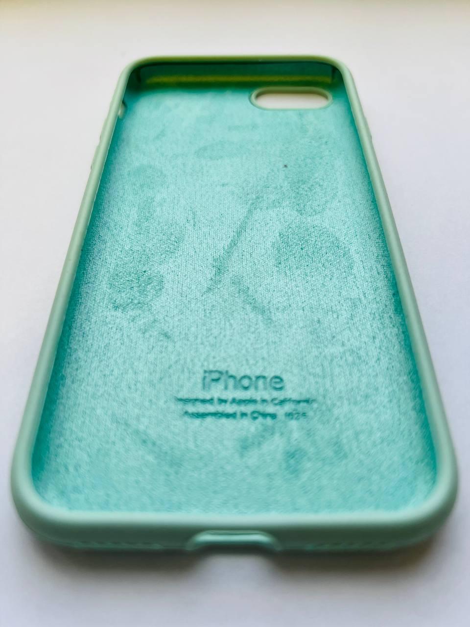 Чехол Silicone Case для Apple iPhone 7, 8 Gem Green - фото 3