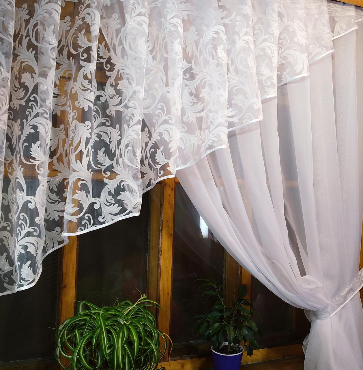 Штори Анжеліка права Білий (889633797) - фото 2