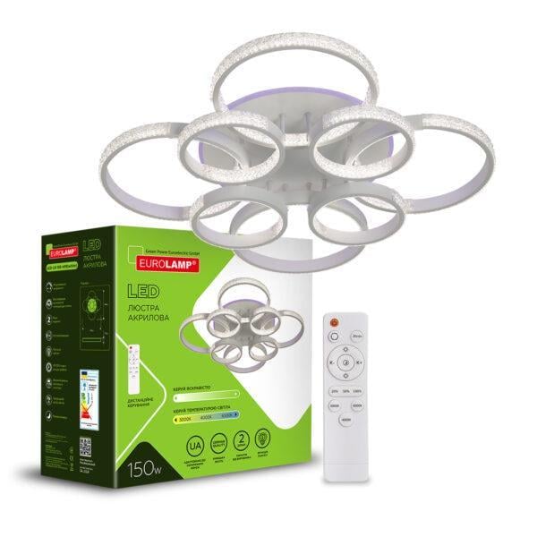Люстра LED Eurolamp M19 круглая 150W 3000-6500K (36317997) Люстра LED Eurolamp M19 круглая 150W 3000-6500K (36317997)