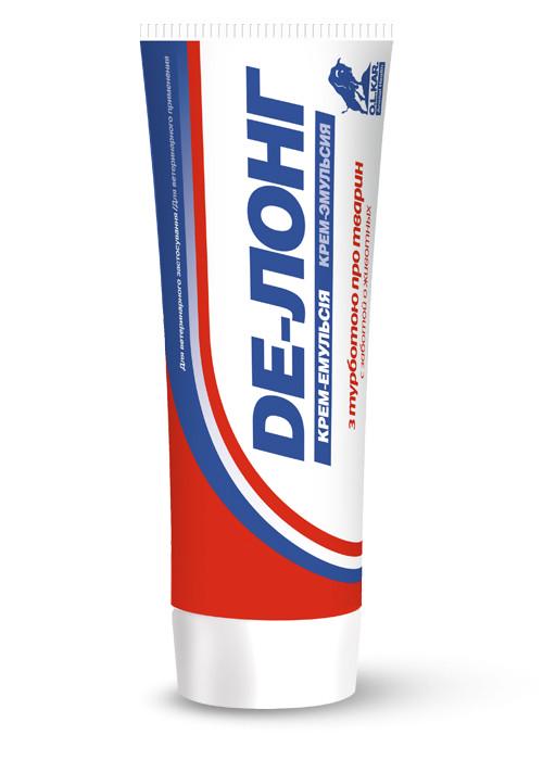 Крем-эмульсия Де-Лонг с декаметоксином противовоспалительное и анестезирующее средство 200 г (00000000113)