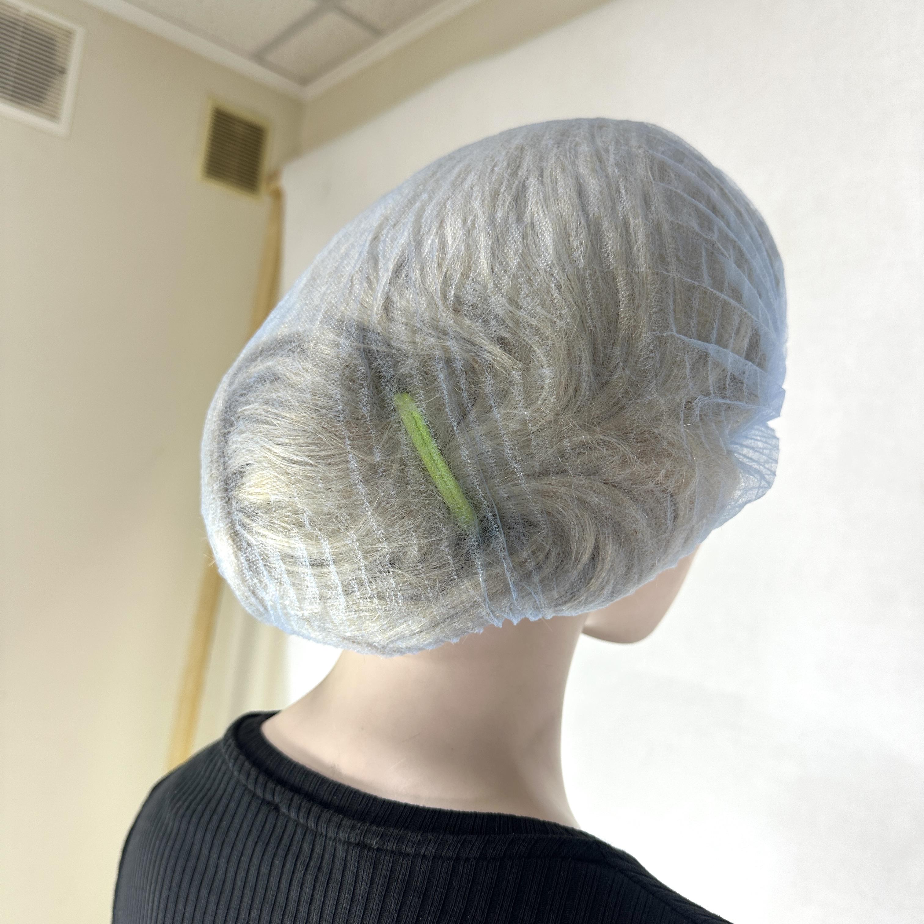 Шапочка одноразовая гофрированная Шарлотта нетканый спанбонд 100 шт./уп. Голубой (ME-2897) - фото 11 Шапочка одноразовая гофрированная Шарлотта нетканый спанбонд 100 шт./уп. Голубой (ME-2897) - фото 11