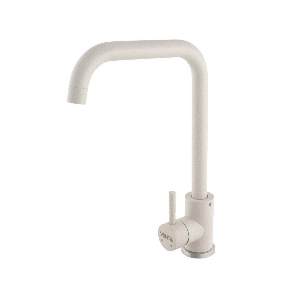 Смеситель для кухни Venta VS402FS-old stone-10 однорычажный Светло-бежевый (SW-96786)