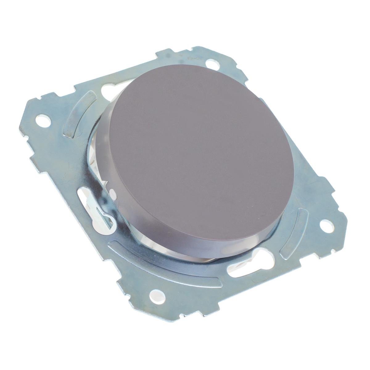 Выключатель одноклавишный Brille WB-1 V Grey (42-268)