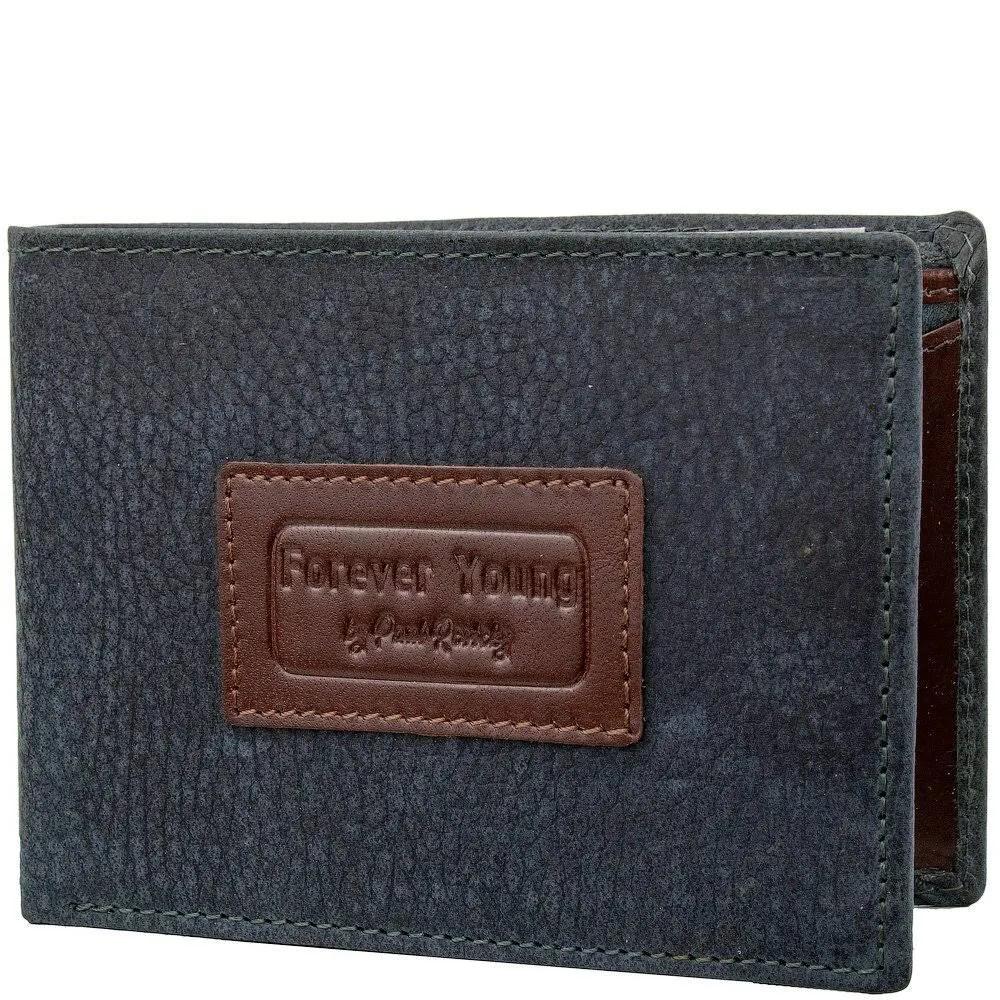 Портмоне из натуральной кожи Forever Young Синий (posuper3_N951-VTP)