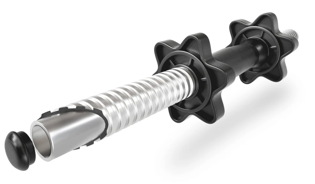 Гантели Elitum 2 шт. 11 кг с удлинителем грифа для штанги (4666) - фото 5