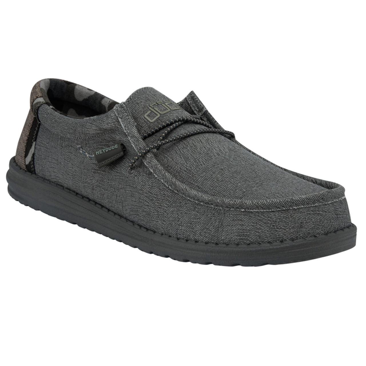 Мокасини чоловічі Hey Dude Wally Blue Camo 110067007 р. 43 27,5 см Сірий (2757655288)