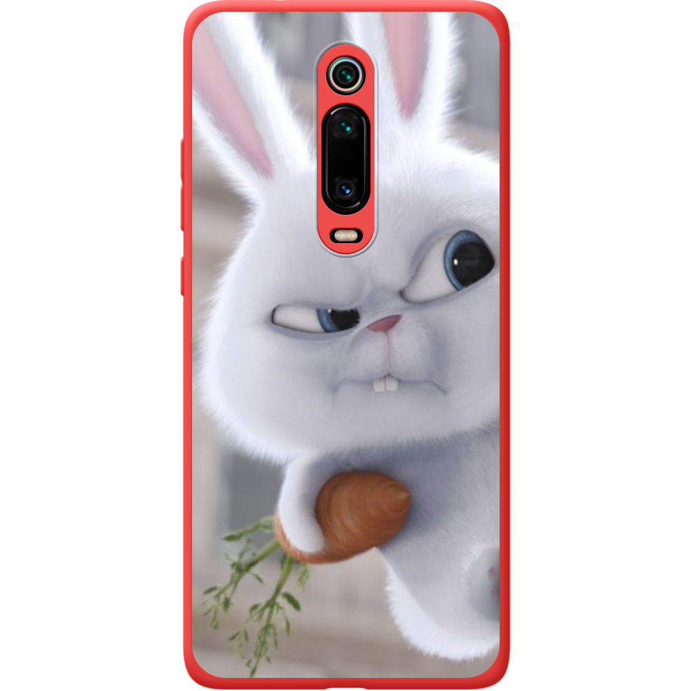 Чехол BoxFace Xiaomi Mi 9T / Mi 9T Pro Rabbit Snowball Красный силикон (37376-up1116-43048)