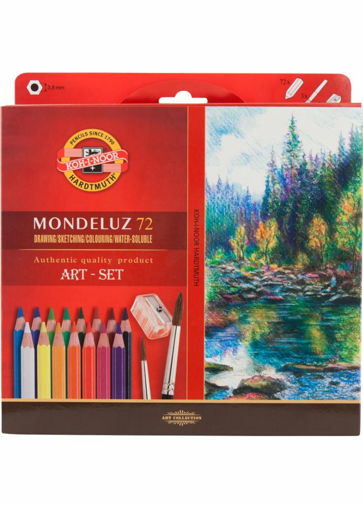 Карандаши цветные акварельные Koh-I-Noor 3714 MONDELUZ 72 шт. (8593539319092)