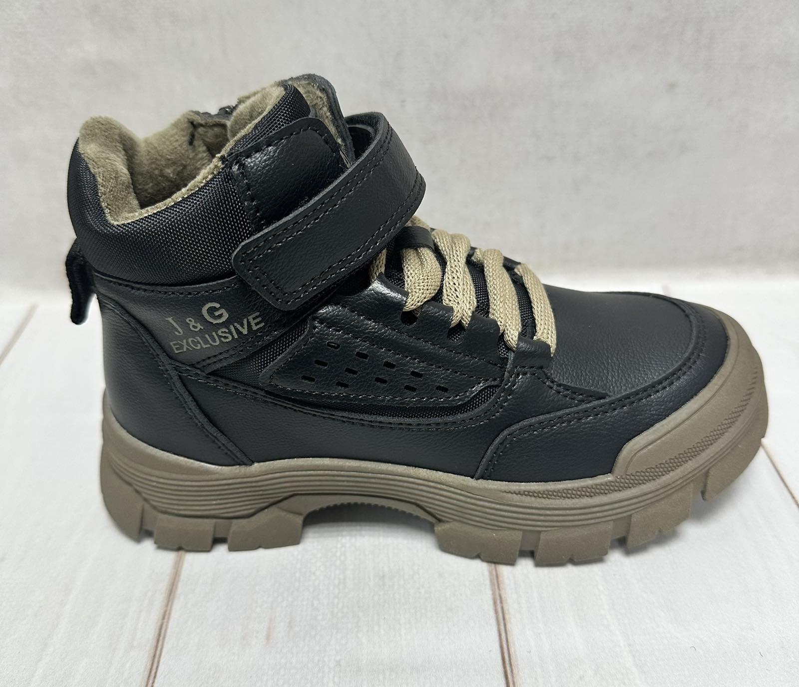 Черевики дитячі Jong Golf утеплені для дівчинки р. 37/24 см Чорний Черевики дитячі Jong Golf утеплені для дівчинки р. 37/24 см Чорний