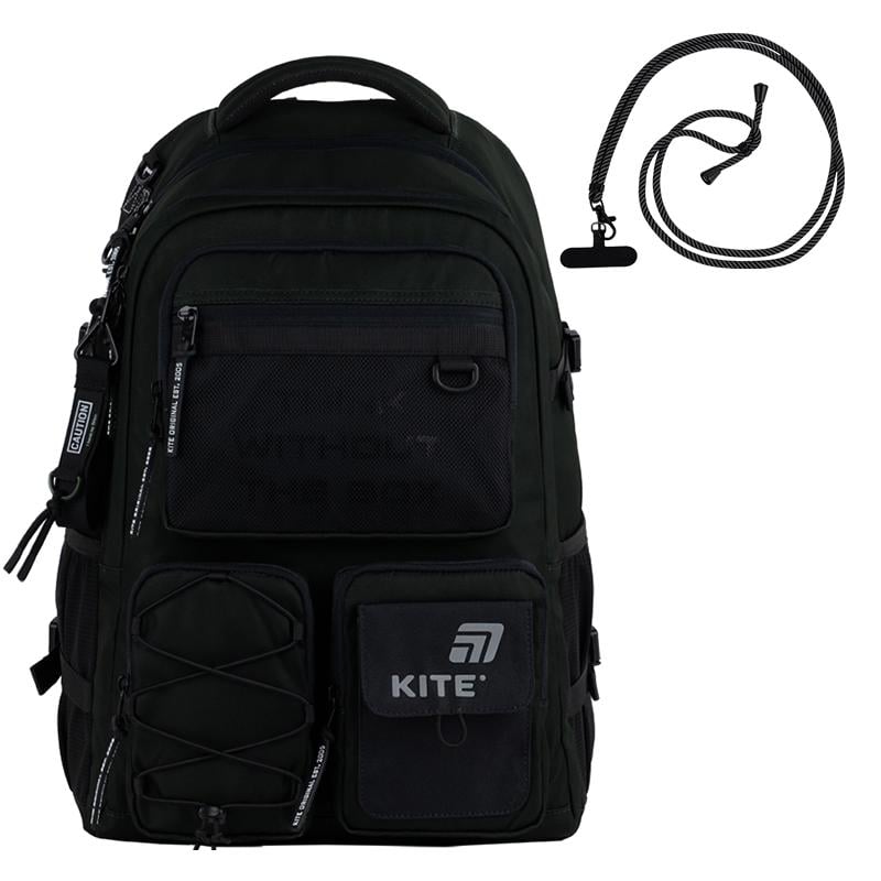 Рюкзак школьный с уплотненной спинкой KITE Education teens K25-1018XL-2 (000995298)