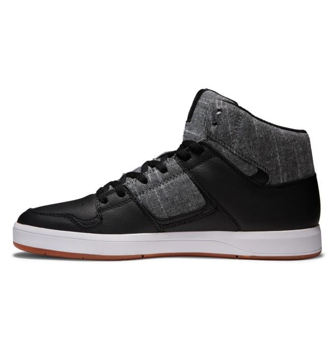 Кеды мужские DC Cure High-Top Man высокие р. 46,5/12,5 30,3 см Black Heahter/Grey - фото 2
