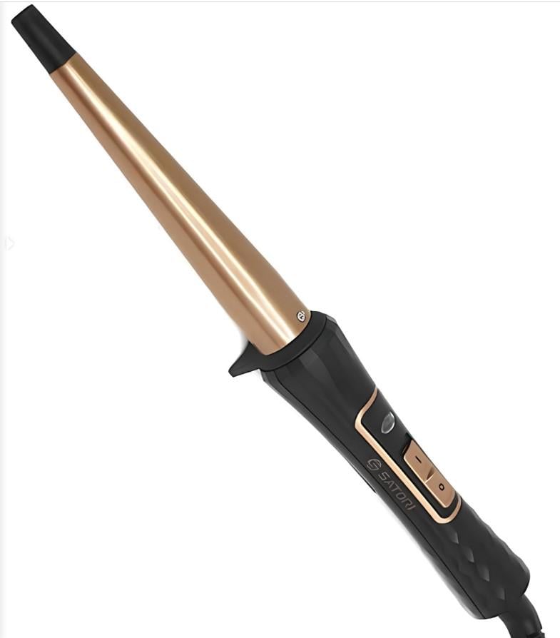 Плойка для волос Satori SS-3510 конусная керамическая Черный (3510ЕТ)