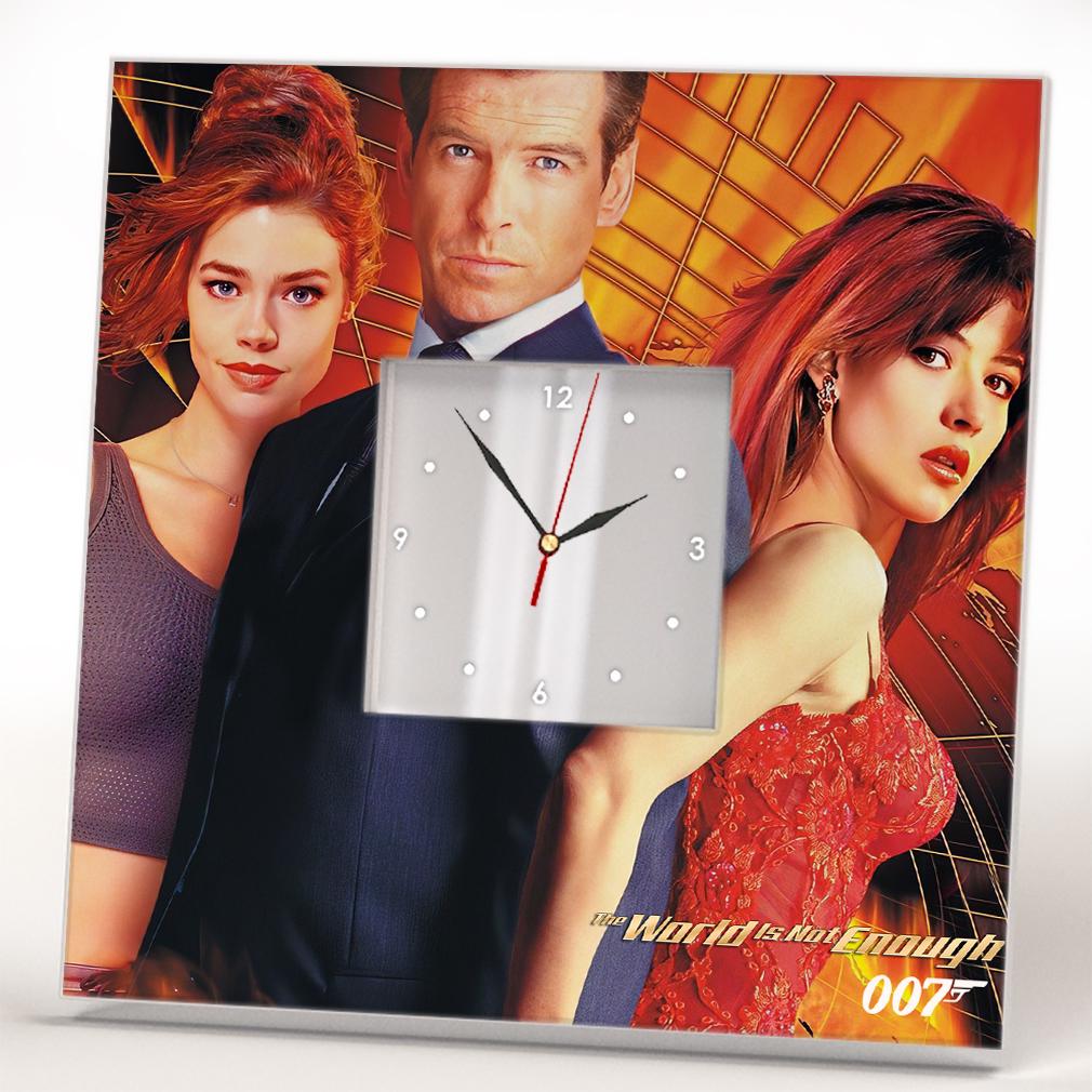 Часы ''Джеймс Бонд 007: И всего мира мало'' Пирс Броснан 260x260 мм (C04499) Часы ''Джеймс Бонд 007: И всего мира мало'' Пирс Броснан 260x260 мм (C04499)