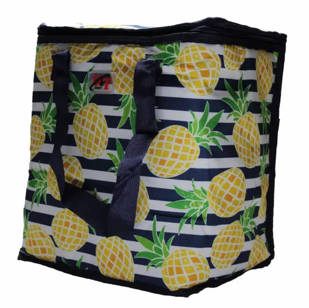 Термосумка Cooling Bag 22 л 20х35х32 см Черный/Желтый