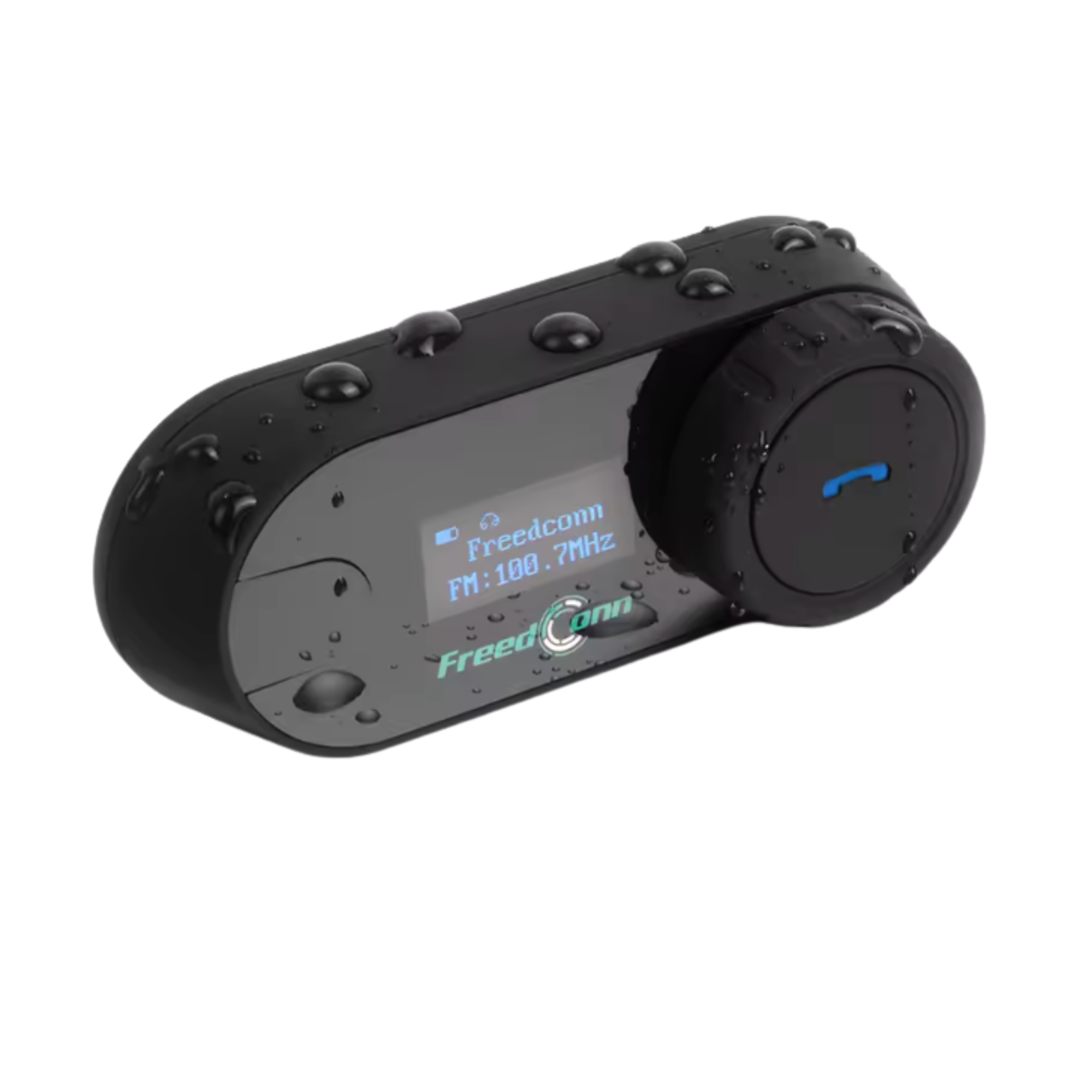 Мотогарнітура для шолома FreedConn T-Com SC Bluetooth дисплей/радіо/інтерком 1000 м (25860430)