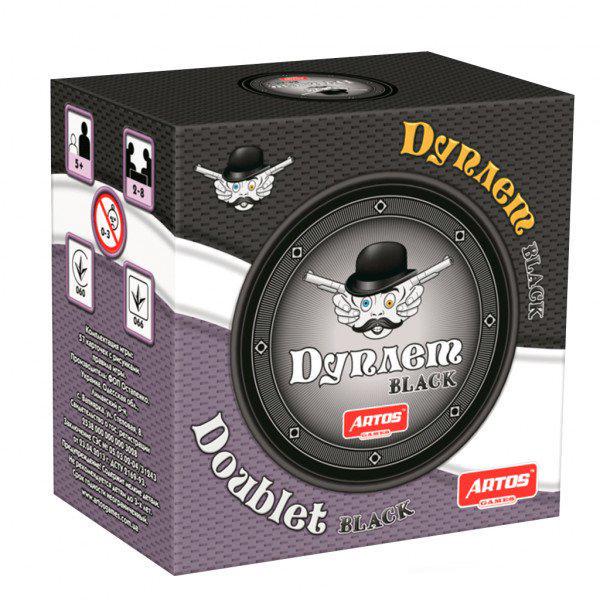 Настольная игра ARTOS GAMES Дуплет Black Разноцветный (SR-113-N-543)