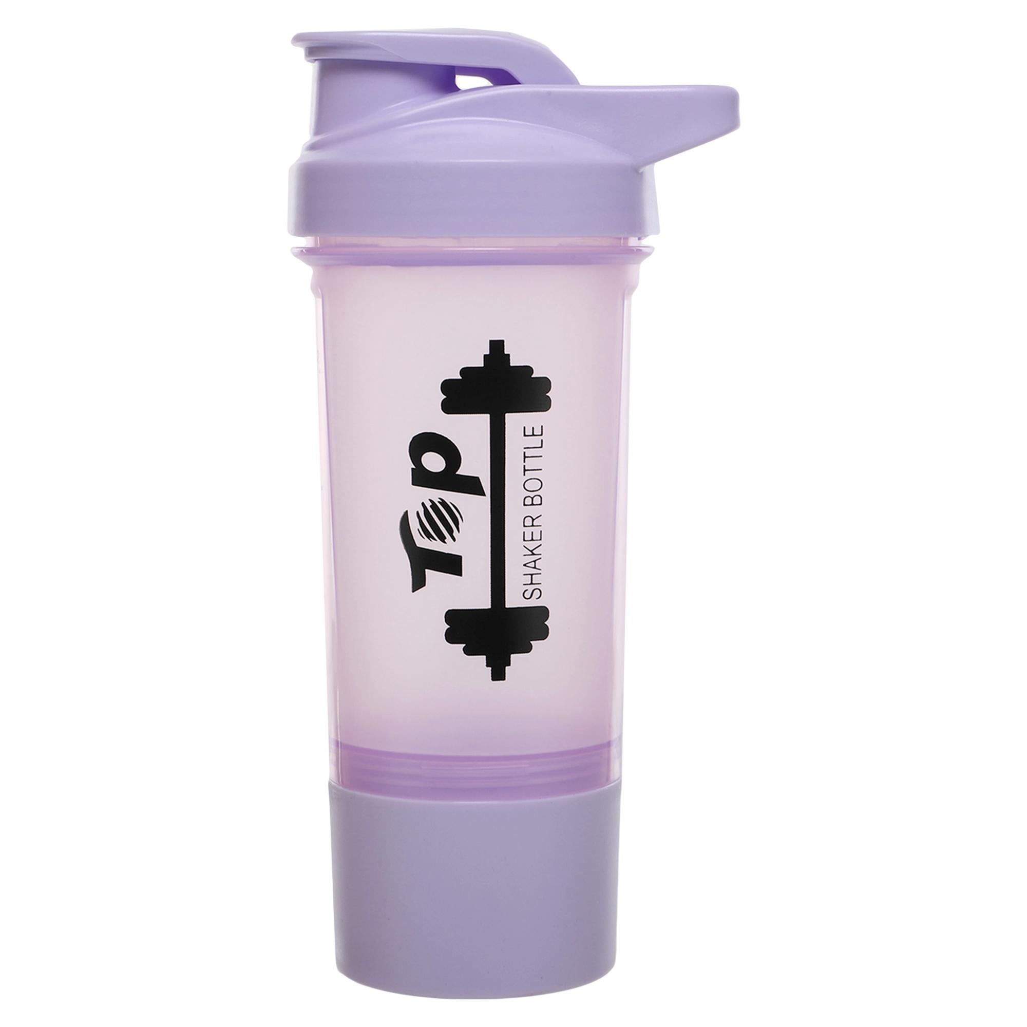Шейкер 2-х камерный SP-Sport 400/50 мл Сиреневый (FI-8645)