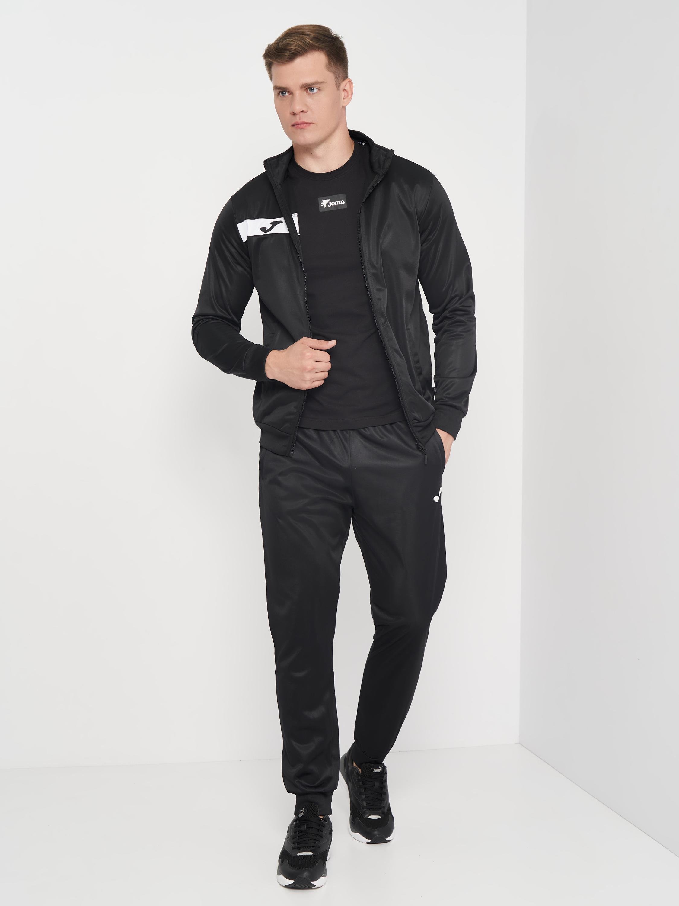 Спортивный костюм Joma 102742.100 Columbus Tracksuit 3XS Black (8445456342533) - фото 5