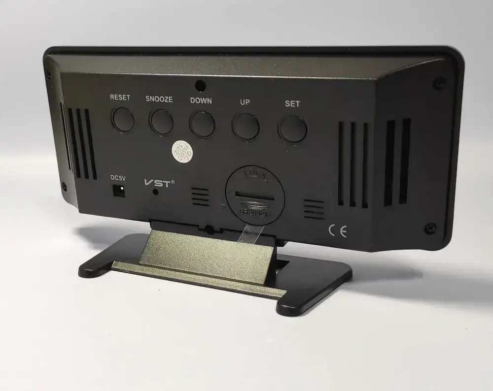 Часы настольные сетевые VST-888Y температура влажность USB (VST-888Y) - фото 3 Часы настольные сетевые VST-888Y температура влажность USB (VST-888Y) - фото 3