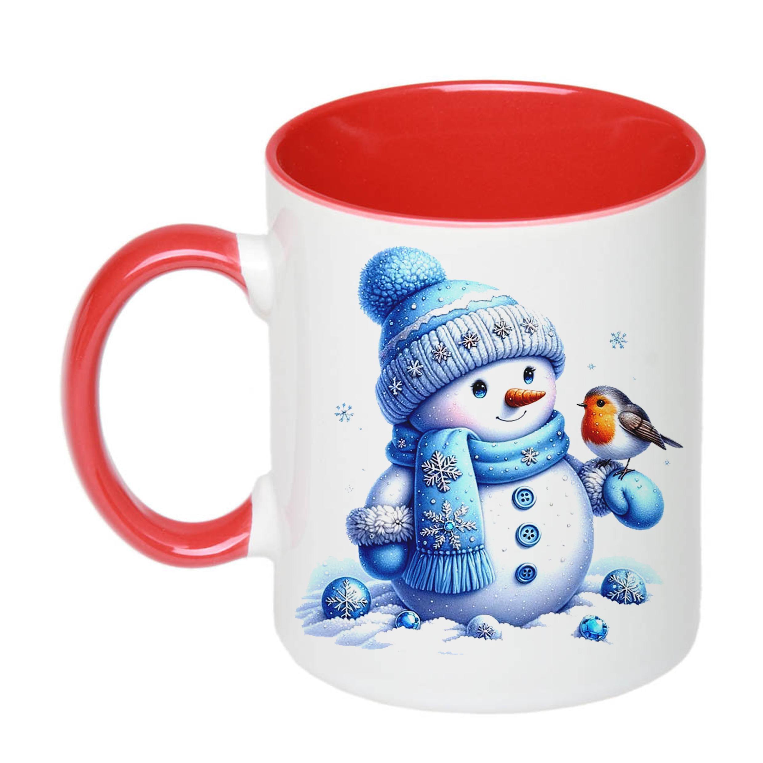 Чашка с печатью Жизнь создана из миллионов маленьких чудес 330 мл Красный (21769)