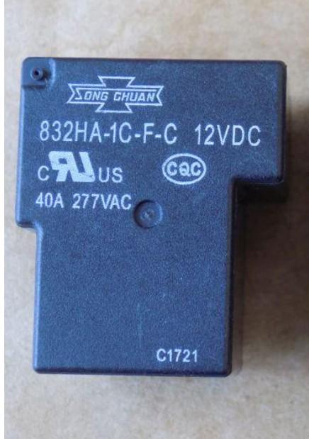 Реле 832HA-1C-FC-12VDC для JQX-15F T90 -12VDC/GK-A-1A-12D 40A/277VAC на перемикання (27702)