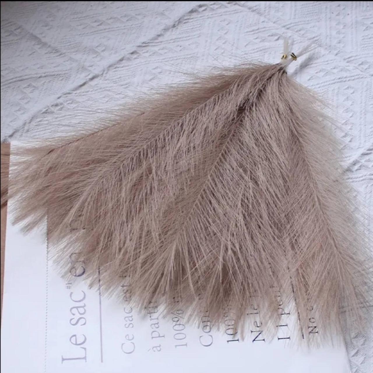 Трава штучна пампасна Букет 10 гілок Коричневий (2034207976) - фото 6