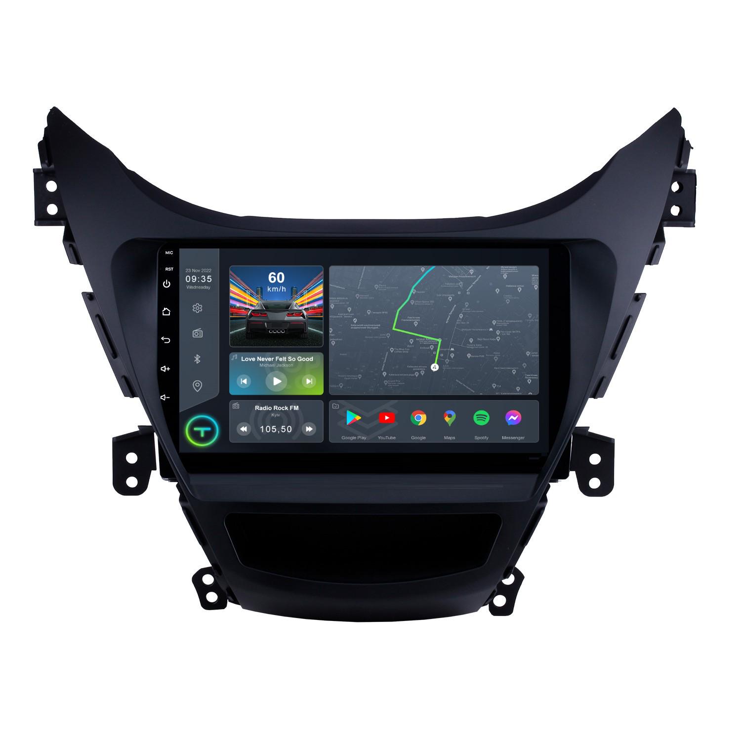 Автомагнитола штатная Torssen F9232 для Hyundai Elantra 2014-2015 г. 4G/Carplay/DSP 2/32 GB 9" (20220643)