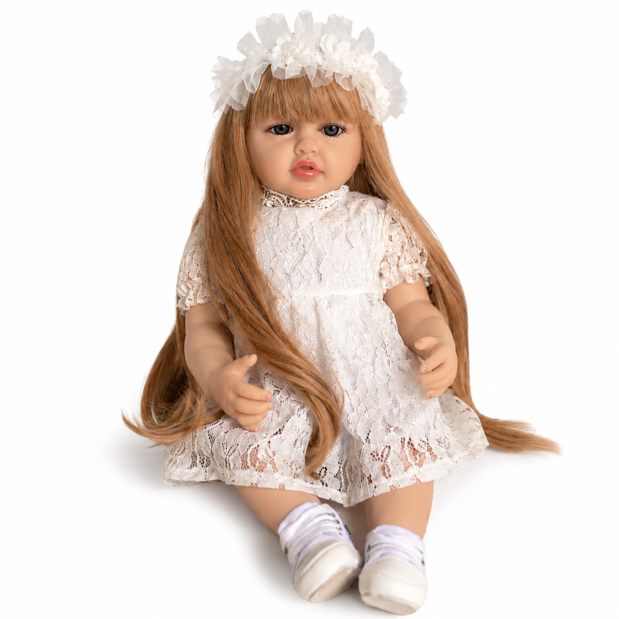 Кукла Reborn Baby реалистичная силиконовая 55 см (К0100213) Кукла Reborn Baby реалистичная силиконовая 55 см (К0100213)