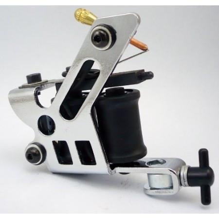 Индукционная татуальная машинка стальная с круглыми и продолговатыми отверстиями TM1059A