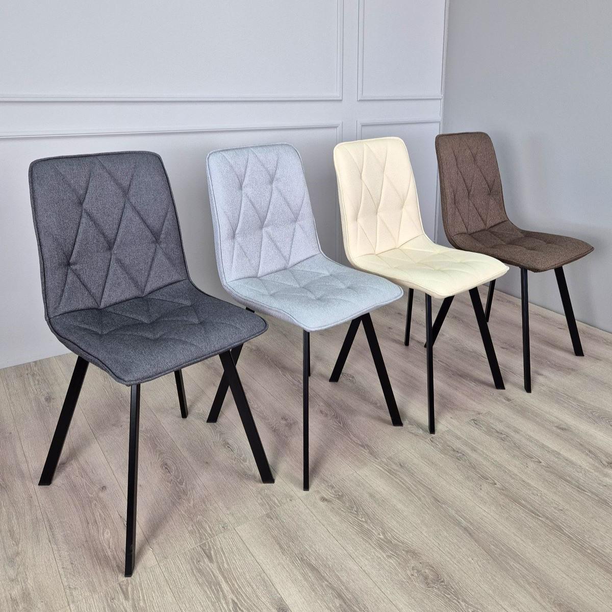 Стул кухонный Intarsio COREY TEX Черный/Серый (20316612) - фото 8 Стул кухонный Intarsio COREY TEX Черный/Серый (20316612) - фото 8