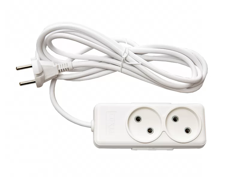 Подовжувач Luxel AURA 7305A 2 розетки 5 м Білий (1205) Подовжувач Luxel AURA 7305A 2 розетки 5 м Білий (1205)