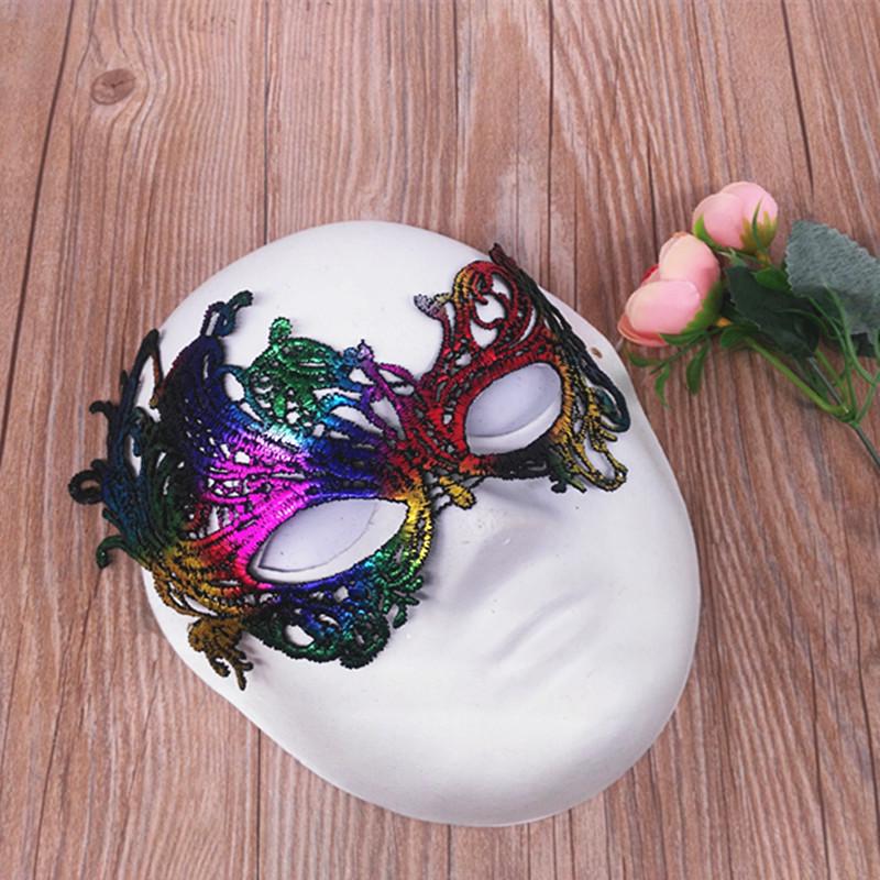 Маска ажурна на зав'язках One size Різнокольоровий (18042/7) - фото 2 Маска ажурна на зав'язках One size Різнокольоровий (18042/7) - фото 2