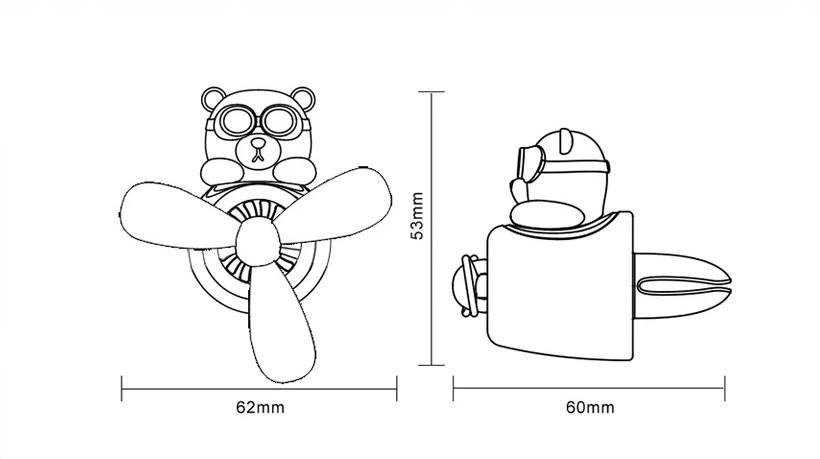 Ароматизатор для авто багаторазовий Pilot Mickey Mouse на решітку Gray (1801165232) - фото 4 Ароматизатор для авто багаторазовий Pilot Mickey Mouse на решітку Gray (1801165232) - фото 4