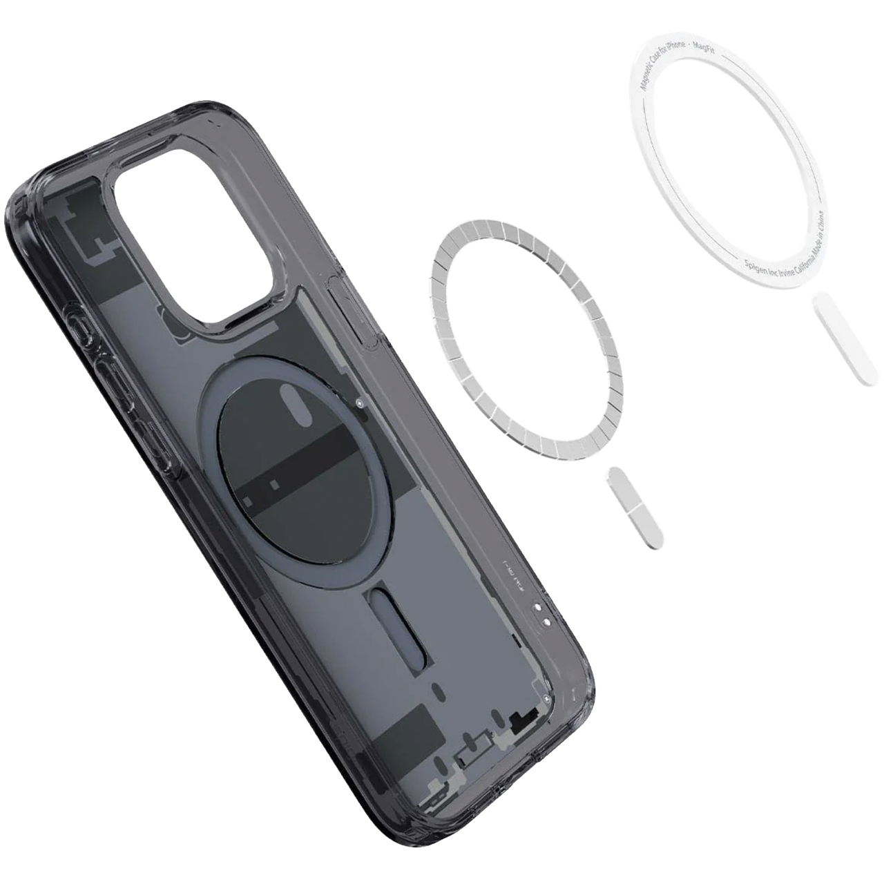 Чохол накладка Spigen U.H.MAG Zero One Case with MagSafe for iPhone 15 Pro Max Black (ACS06582) - фото 7