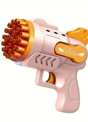 Пистолет для мыльных пузырей автоматический Розовый (2671495298)